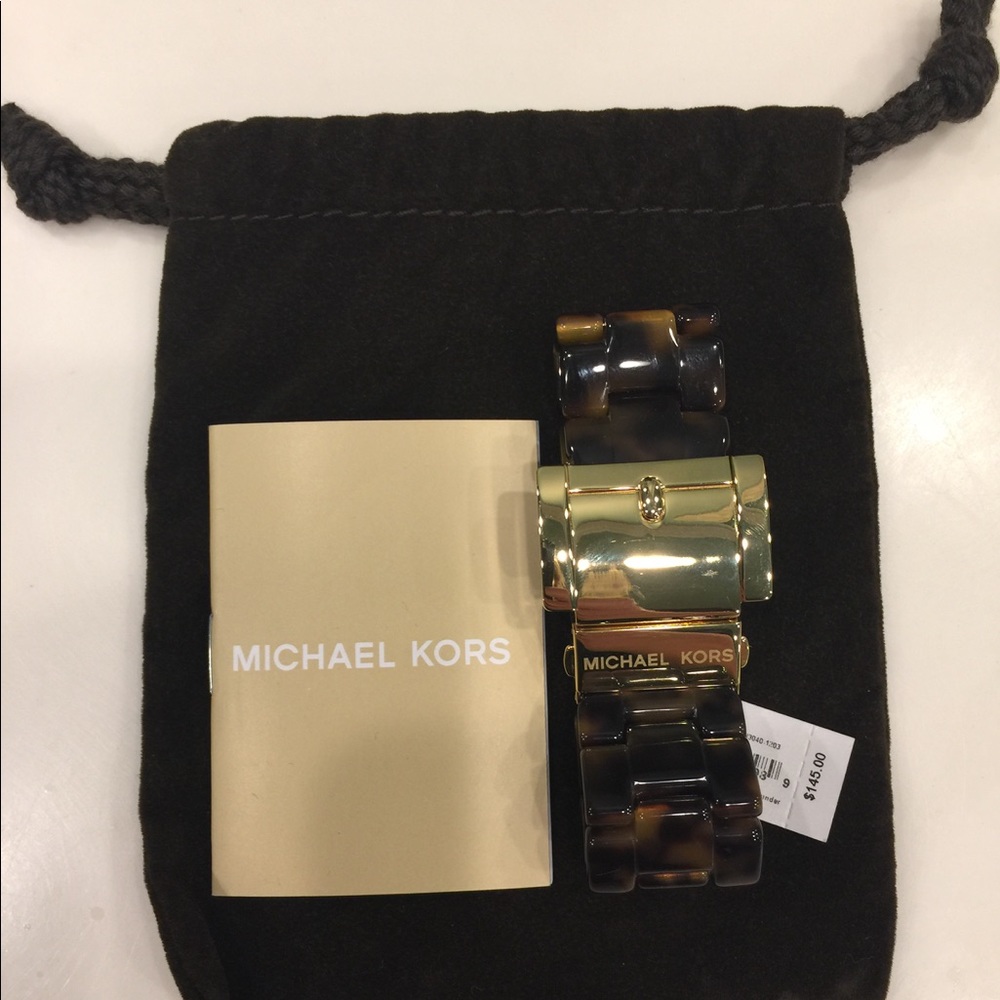 Michael Kors Tortoise Shell Link Bracelet NWT!