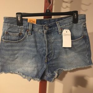 High-waisted Levi's Cutoffs