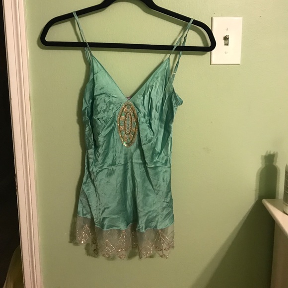 Hale Bob 100% Silk Spaghetti strap blouse - Picture 1 of 5
