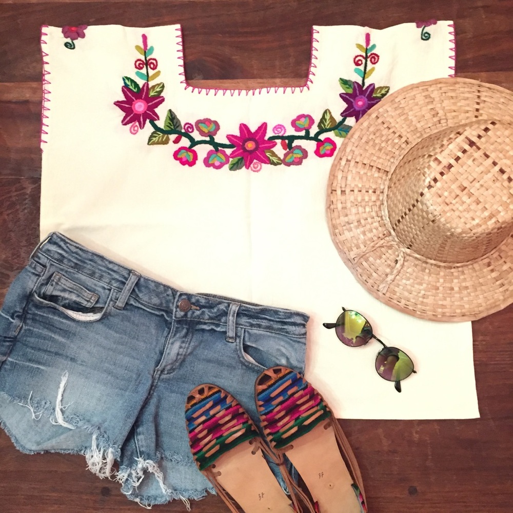 Mexican Flower Blouse (Like Nena & Co)
