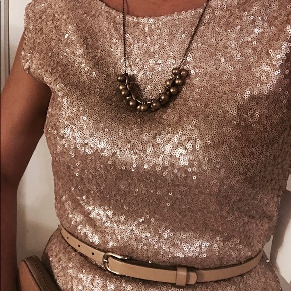 Tobi Gold Sequin Dress | NWT - Picture 4 of 8