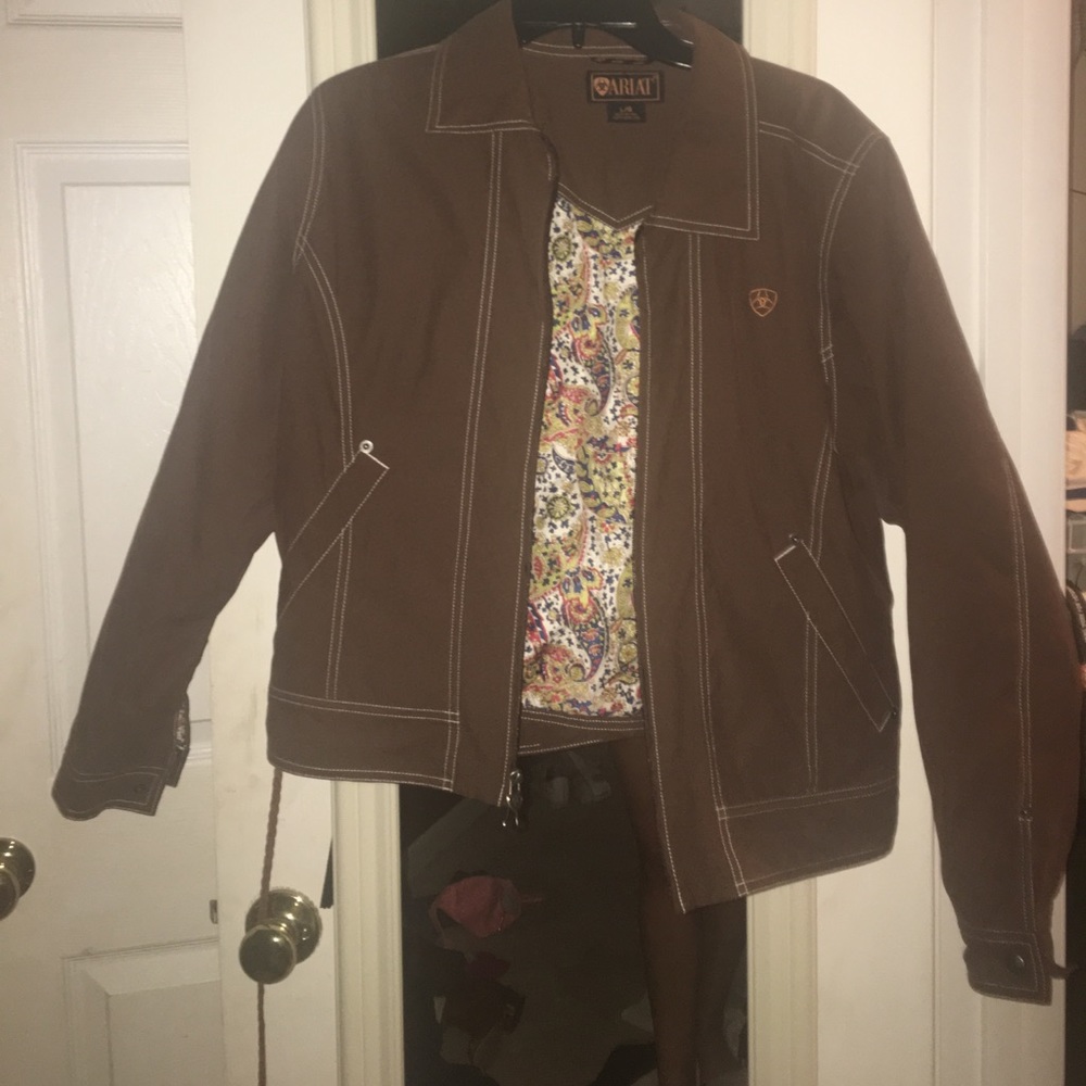 Artiat brown vintage jacket western outerwear