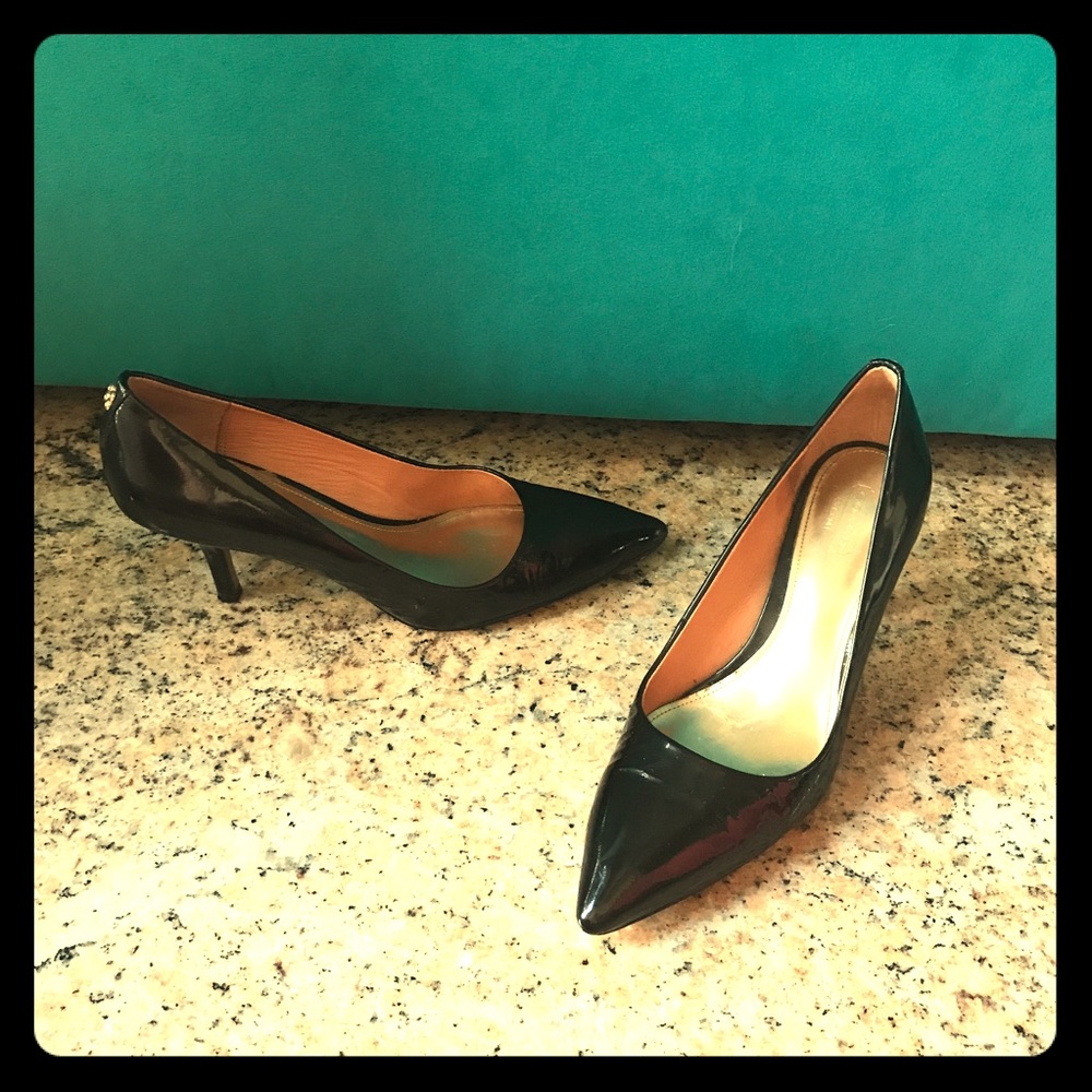 Coach patent leather pumps size 9