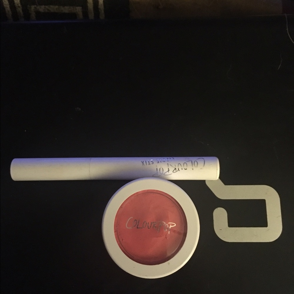 Holiday Colorpop blush. And lippie primer.