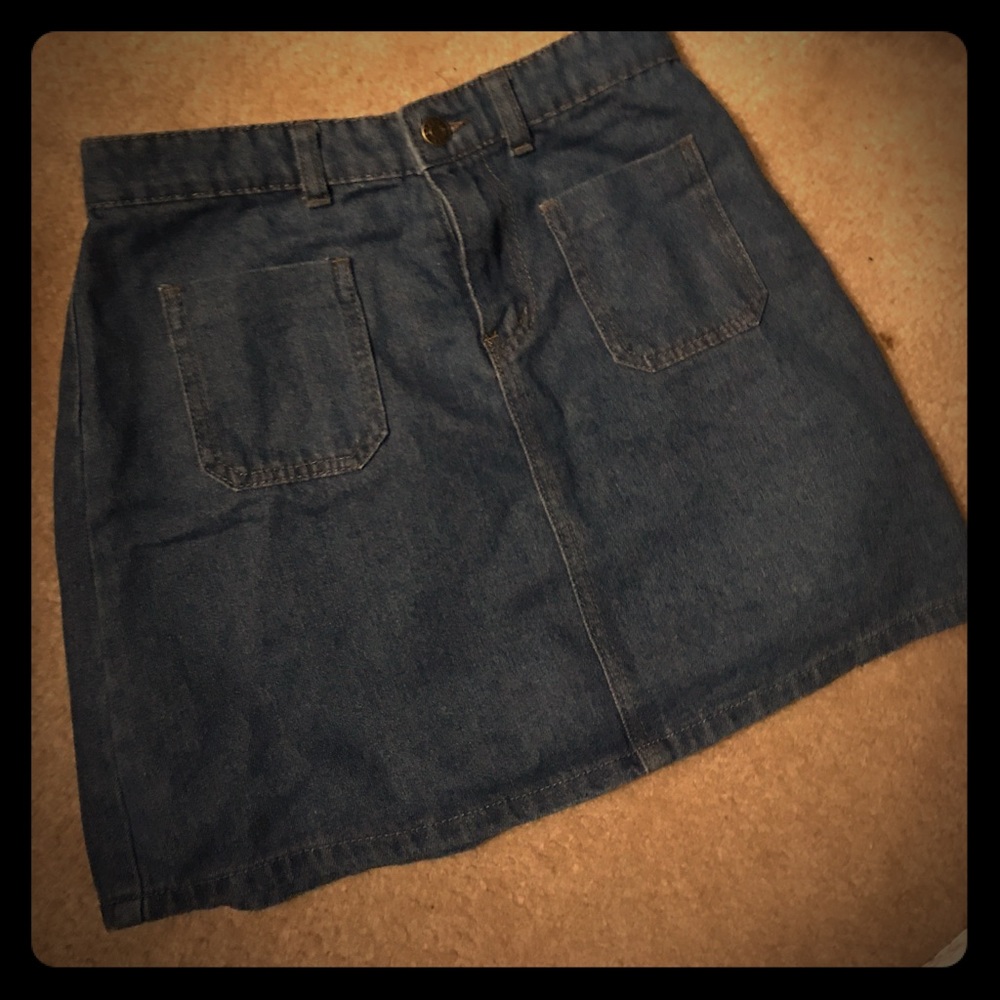 Vintage Denim Skirt