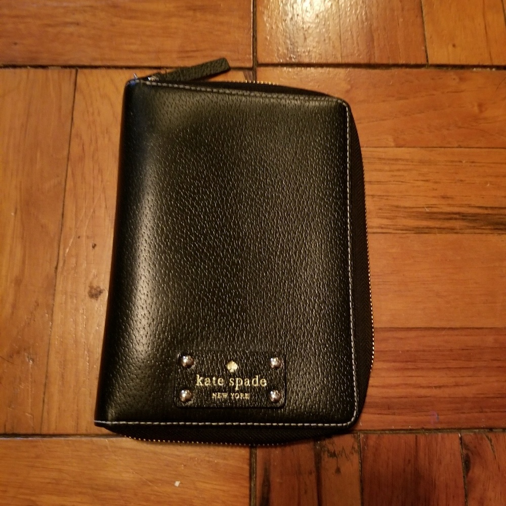 Black Kate Spade planner