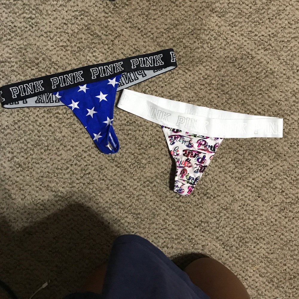 VS Pink Thongs