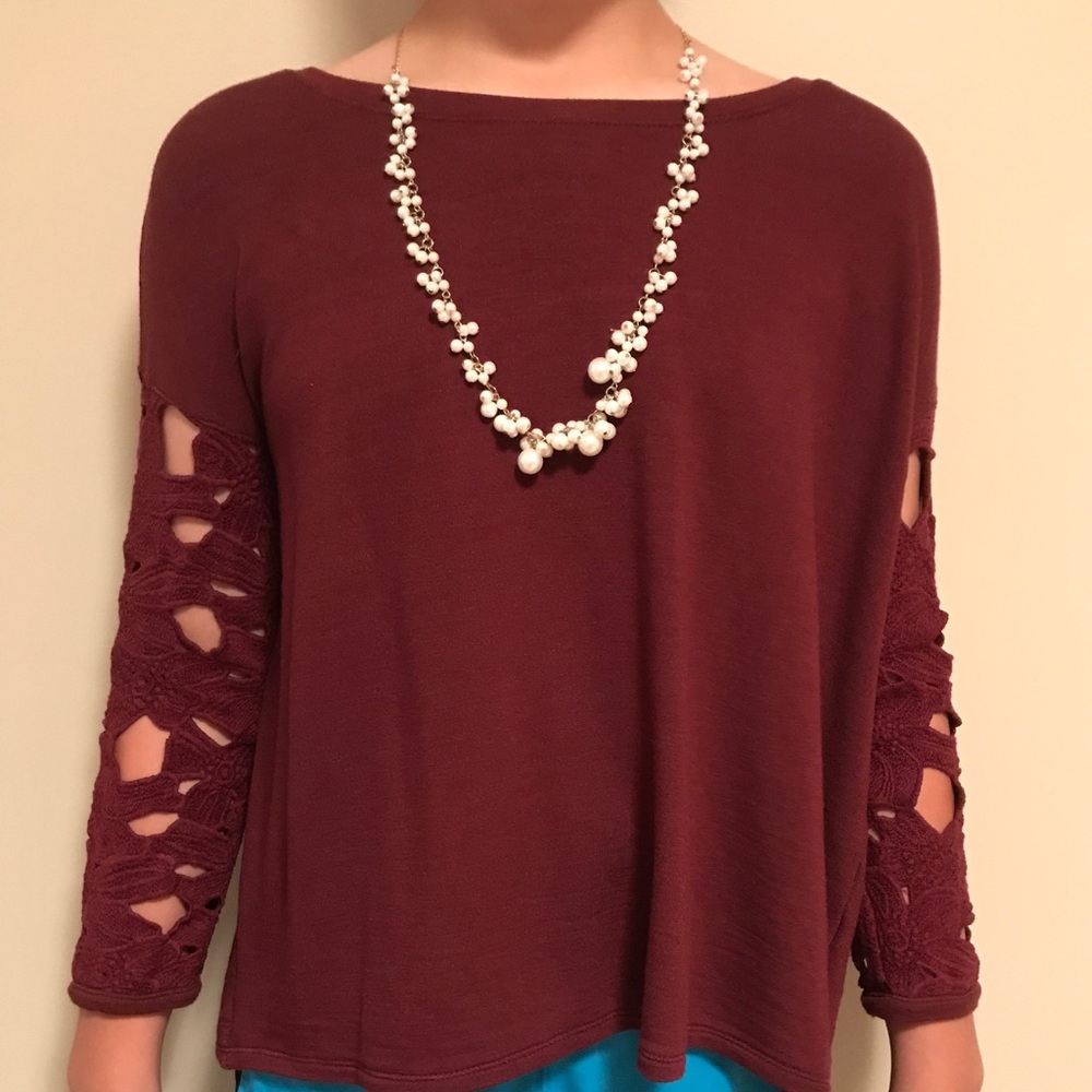 Cropped sweater