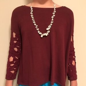 Cropped sweater