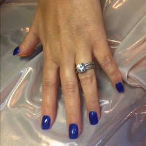 Silver (fake) Diamond Ring