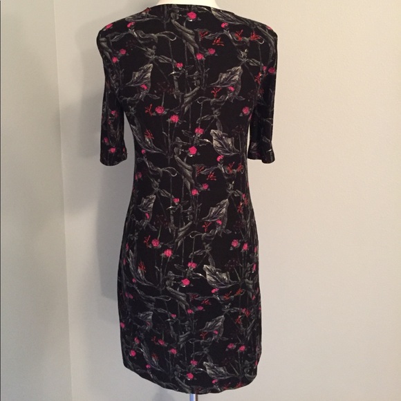 Topshop Forest Floral lace up tunic dress - Picture 5 of 8