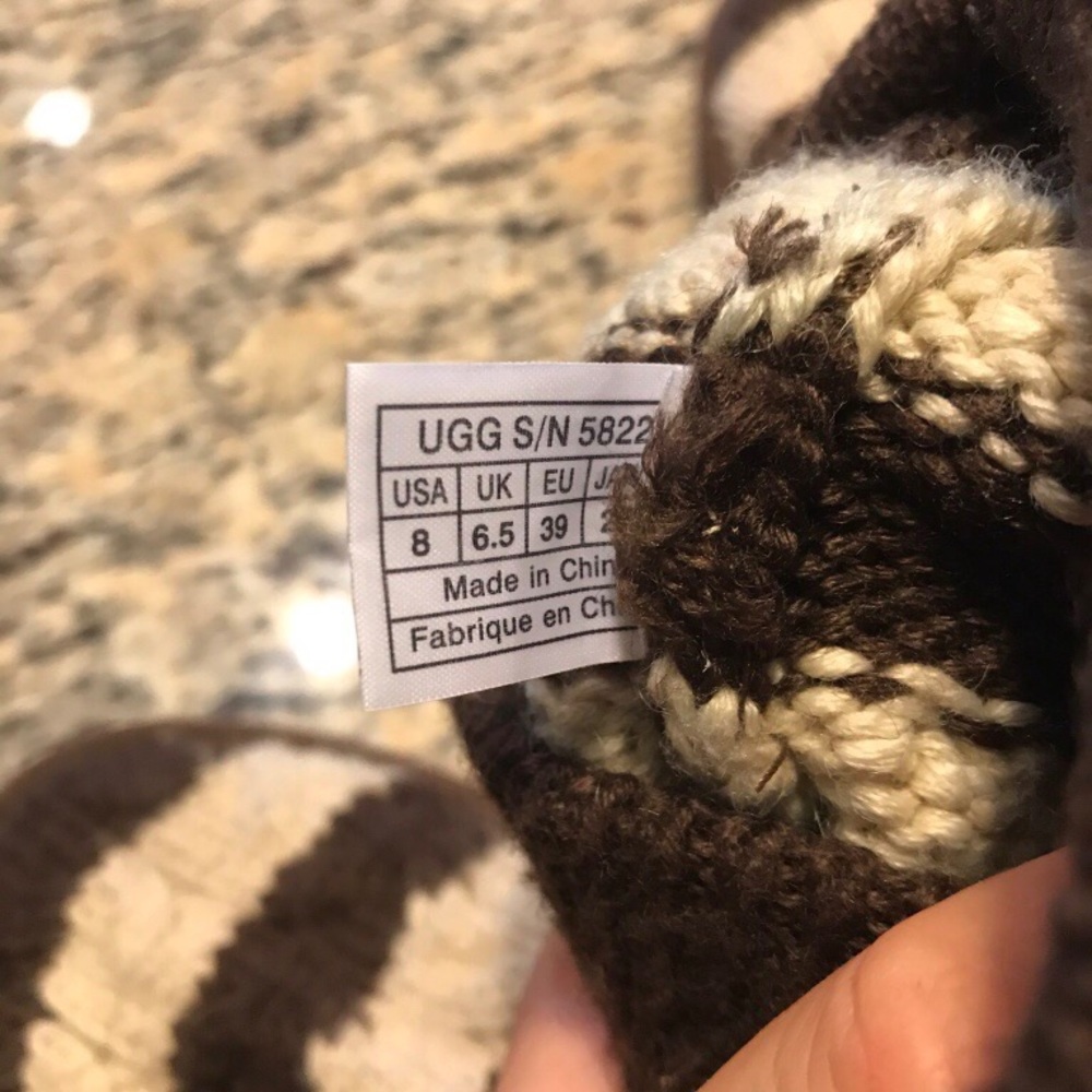 Knitted UGG boots