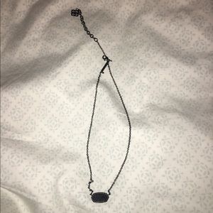 Black Elisa Pendant Kendra Scott necklace