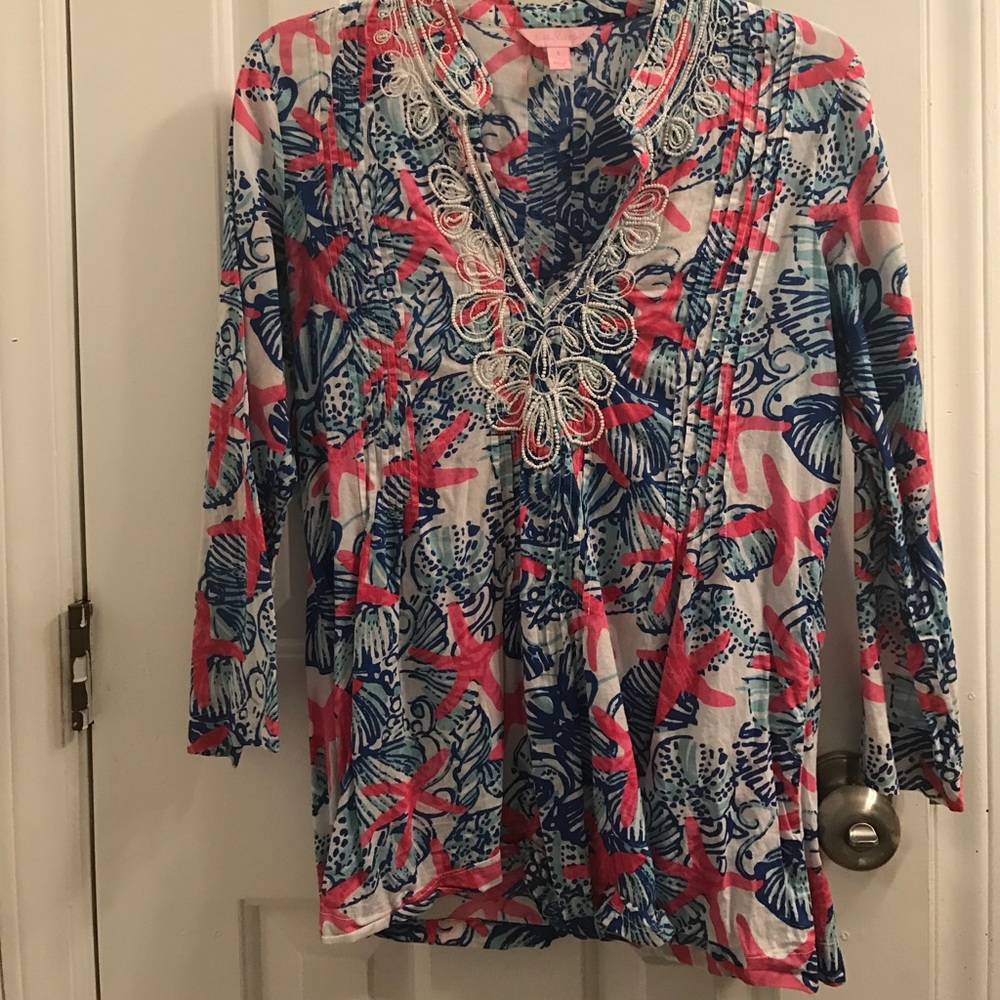 Lily Pulitzer starfish top
