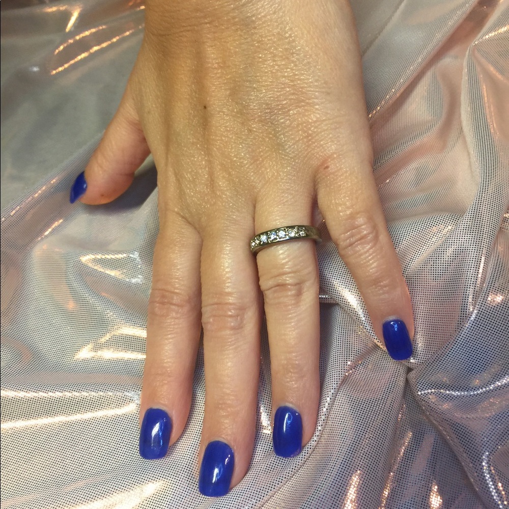 (fake) Silver and Gold Diamond Ring