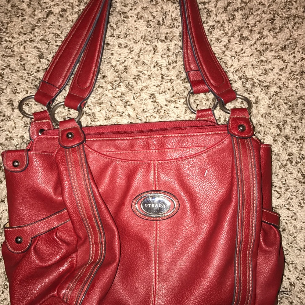 Strada red purse