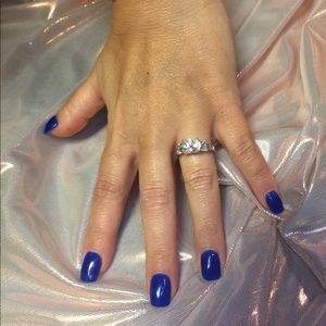 (fake) Silver Diamond Ring