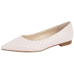 Sale ‼️ NWOT New White Leather Butter Flats!