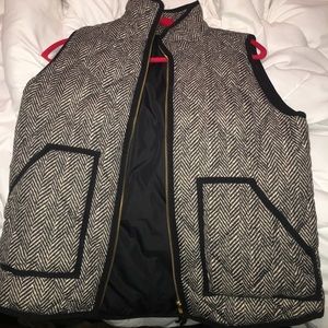 J.CREW HERRINGBONE VEST