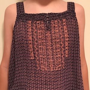Patterned Tank Top