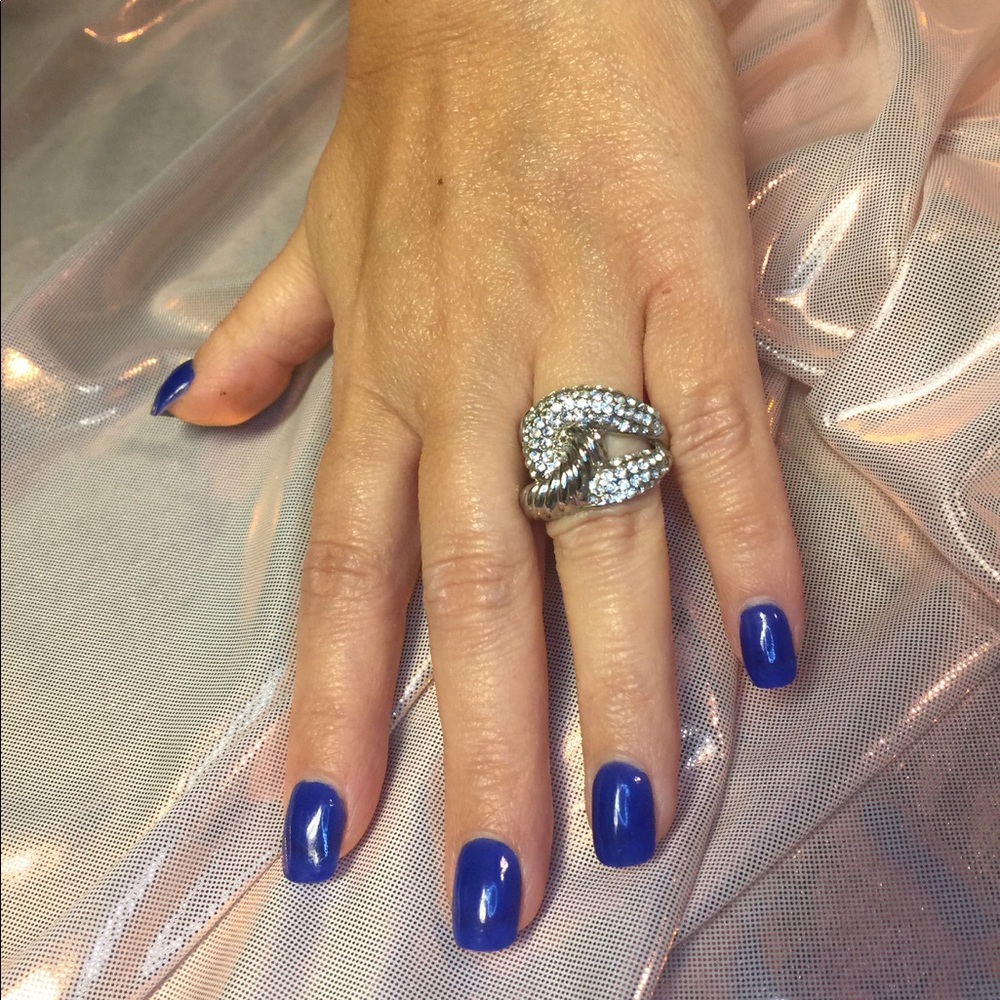 Silver (fake) Diamond Ring
