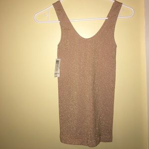 GOLDEN SPARKLE TANK TOP BRAND NEW