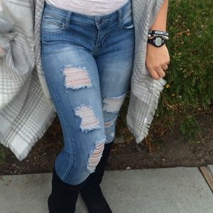 Distressed Skinny Jeans