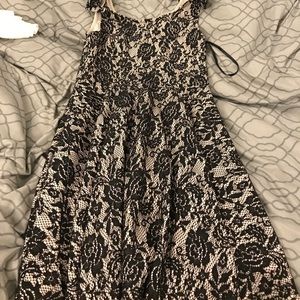 Lace black dress