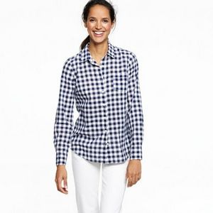 J.Crew The Perfect Shirt Plaid Gingham Button Down