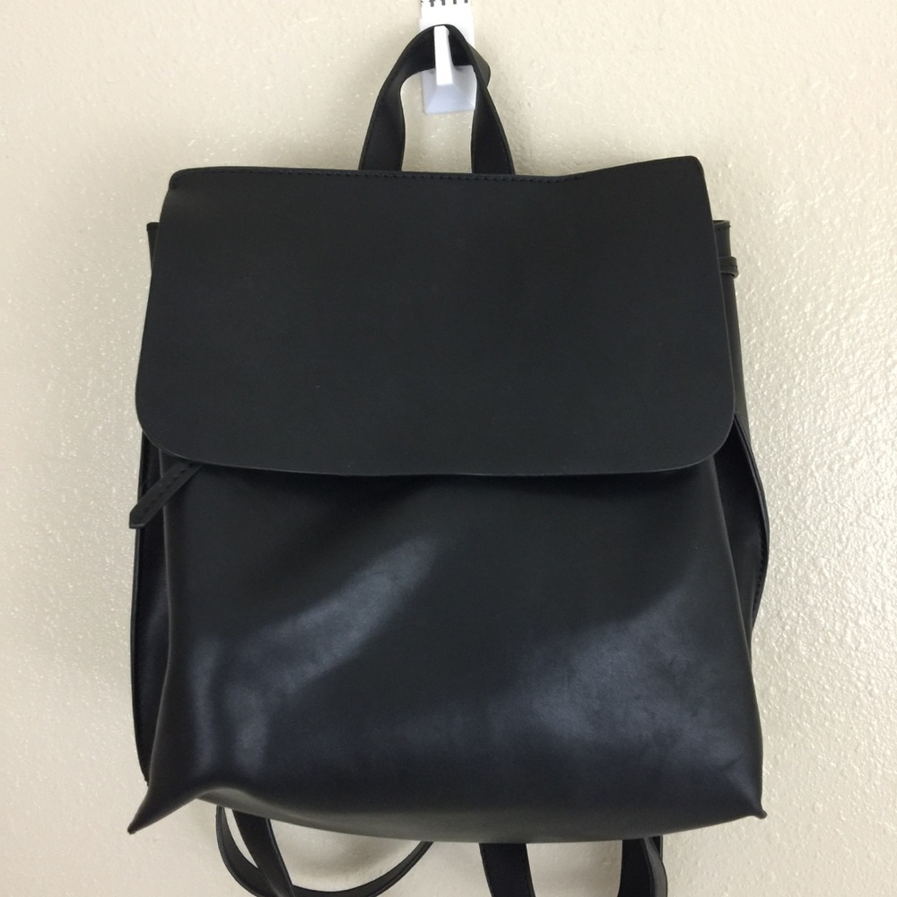 Sole Society Balck Iver Drawstring Backpack