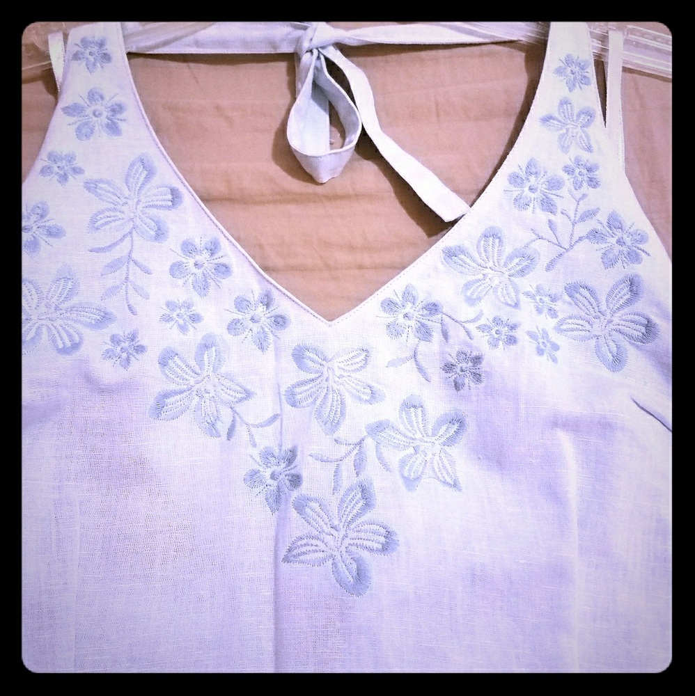 H&M - light blue halter dress