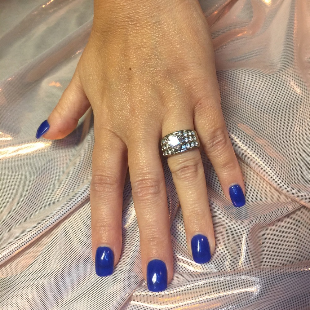 (fake) Silver Diamond Ring