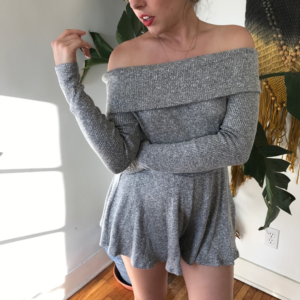 Urban Outfitters sweater romper