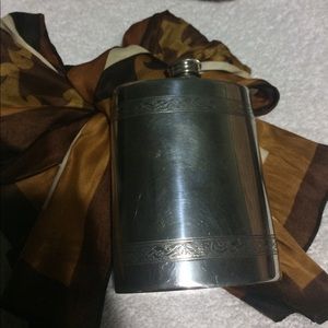 Beautiful Pewter Flask