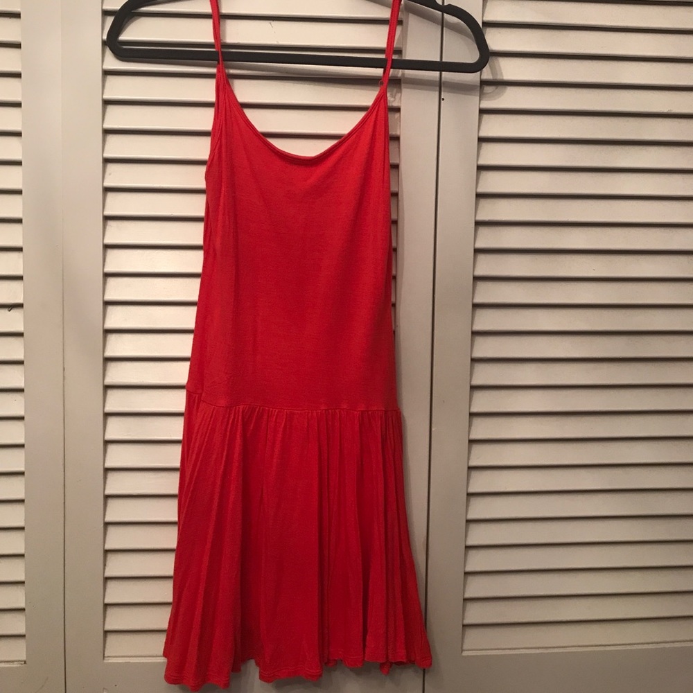 Flirty red dress