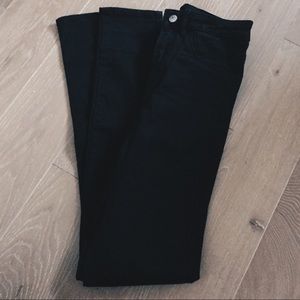 H&M high rise black skinny jeans