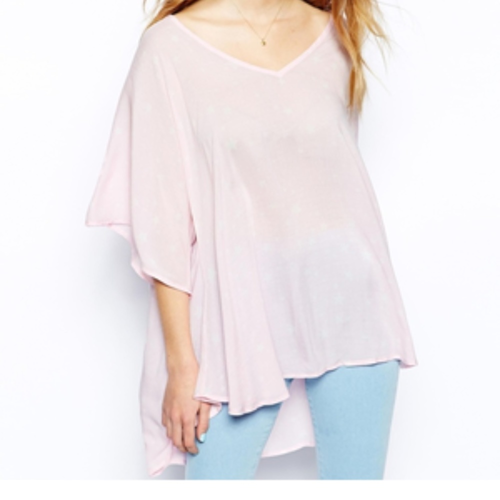 Wildfox Starry Night Pink Tahiti Tunic Sz S - NWOT