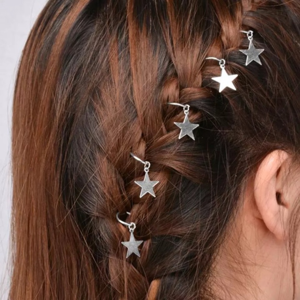 Gold Silver Hair Pins Braid Dread Charm Clips New