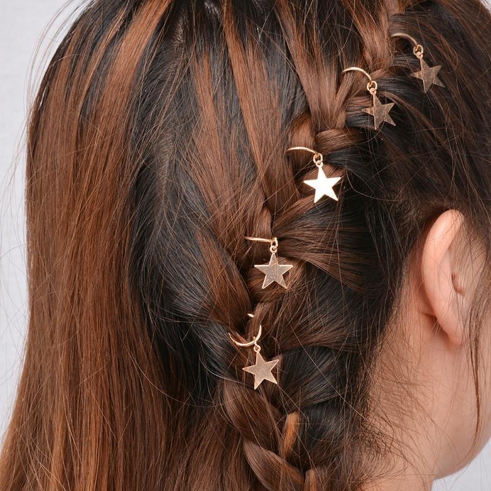 Gold Silver Hair Pins Braid Dread Charm Clips New_2