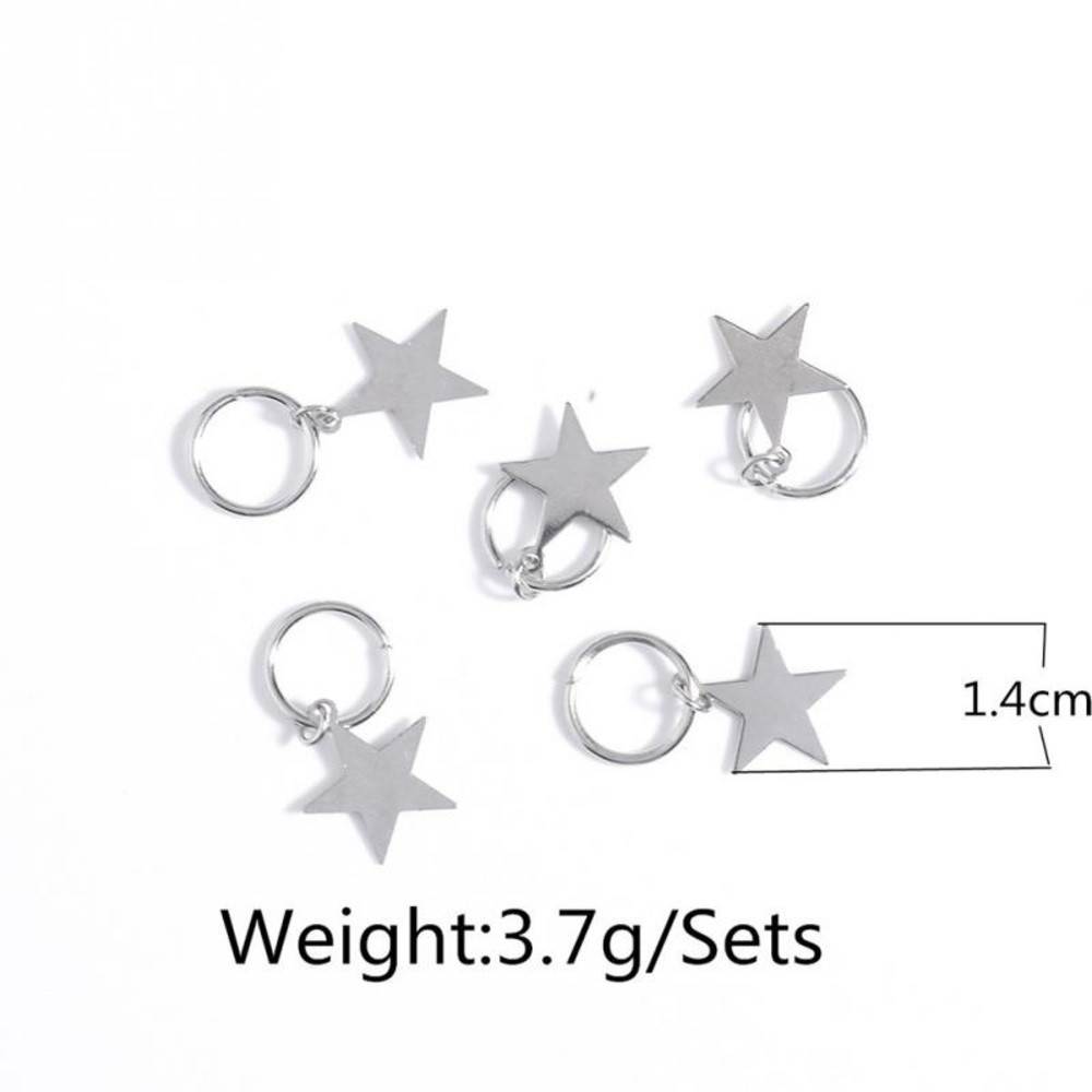 Gold Silver Hair Pins Braid Dread Charm Clips New_3