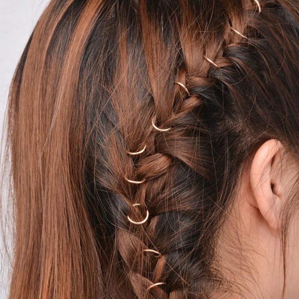 Gold Silver Hair Pins Braid Dread Charm Clips New_6