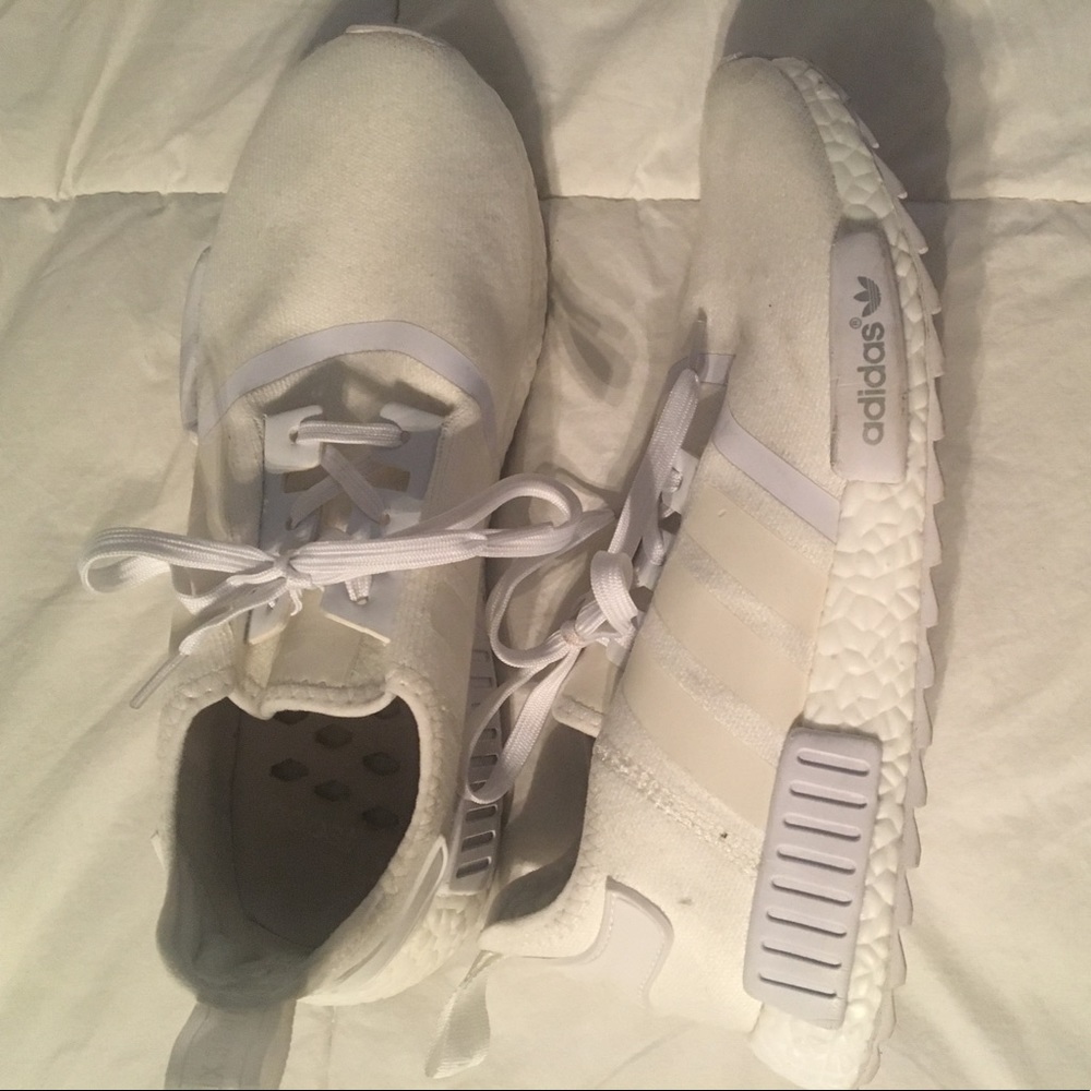 White Adidas Nmd