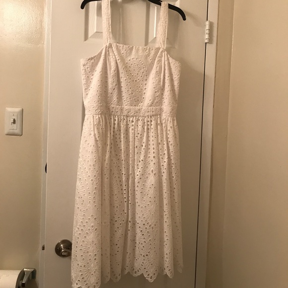 NWT Vineyard vines white eyelet dress, size 14 - Picture 1 of 1