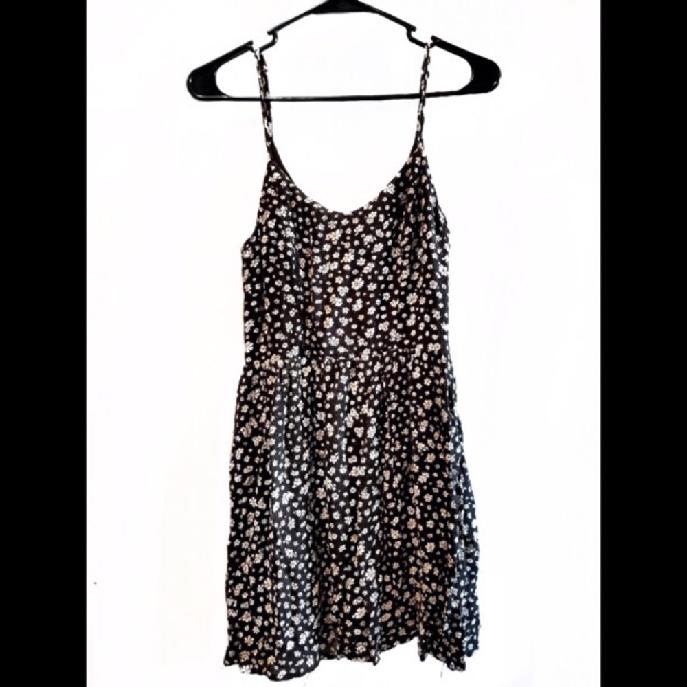 PacSun LA Hearts B&W Floral Dress