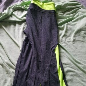 Forever 21 crop grey green leggings w pockets