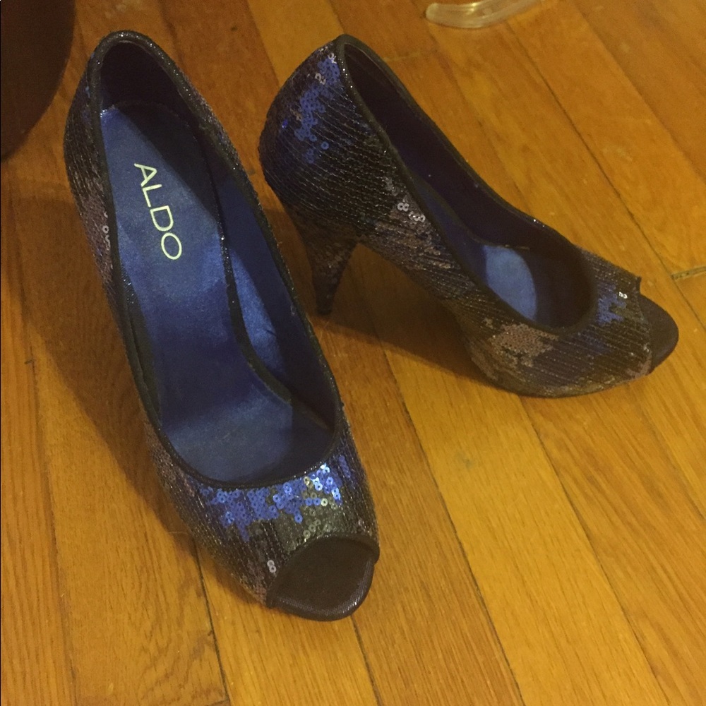 Aldo sequin heels