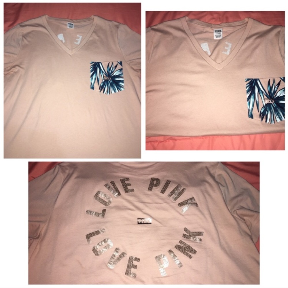 Pink Victoria's Secret Sequined Top