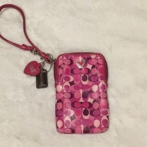 COACH x Poppy Wristlet