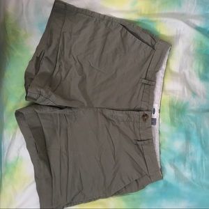 Olive midi shorts