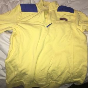 YELLOW VINEYARD VINES ZIP UP
